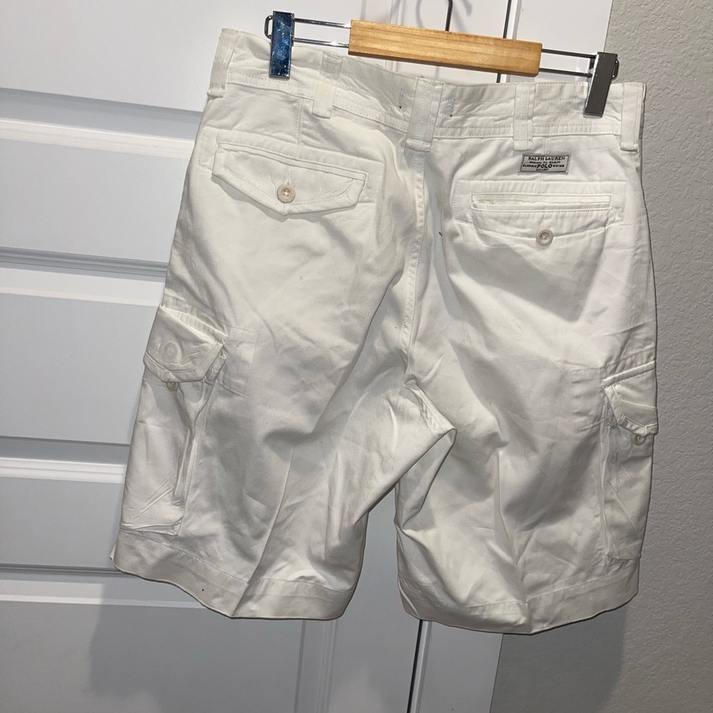 Polo Ralph Lauren men cotton twill relaxed fit cargo shorts Sz 34 - Picture 4 of 11